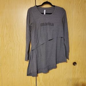 Latched mama nursing shirt